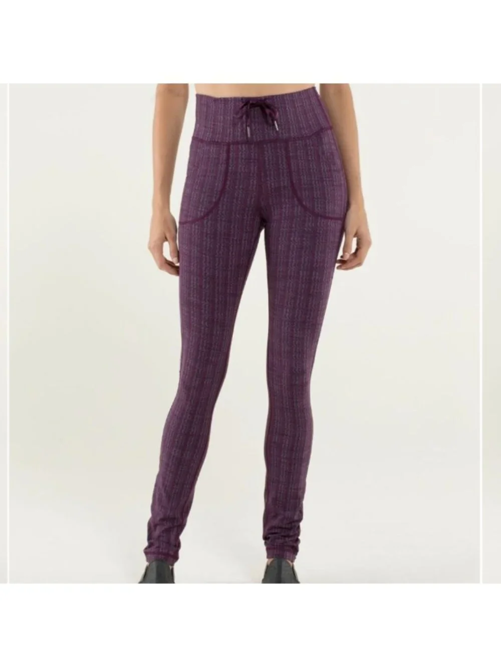Lululemon Skinny Will Pant *Textured Ziggy Wee September Plum